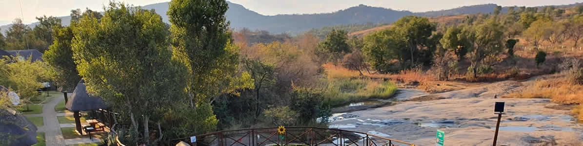 Stunning walks along the river, with natural pools and waterfalls