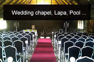 Wedding venue with wedding chapel in Roossenekal, Mpumalanga